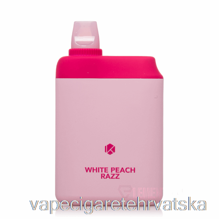 Vape Hrvatska Kadobar X Pk Brands Pk5000 Disposable White Peach Razz